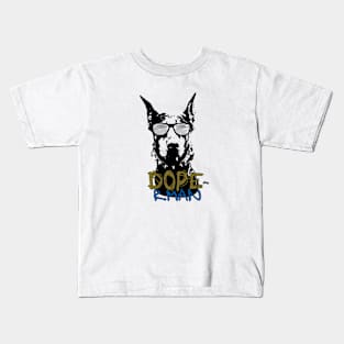 DOPErman - Punk Doberman Kids T-Shirt